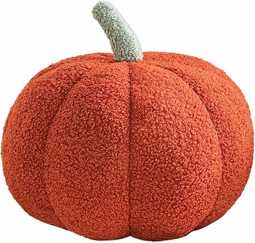 Almohada 3D de calabaza de Halloween para abrazar, peluche de calabaza esponjosa, juguete de peluche, cojín de calabaza para sofá, calabaza para