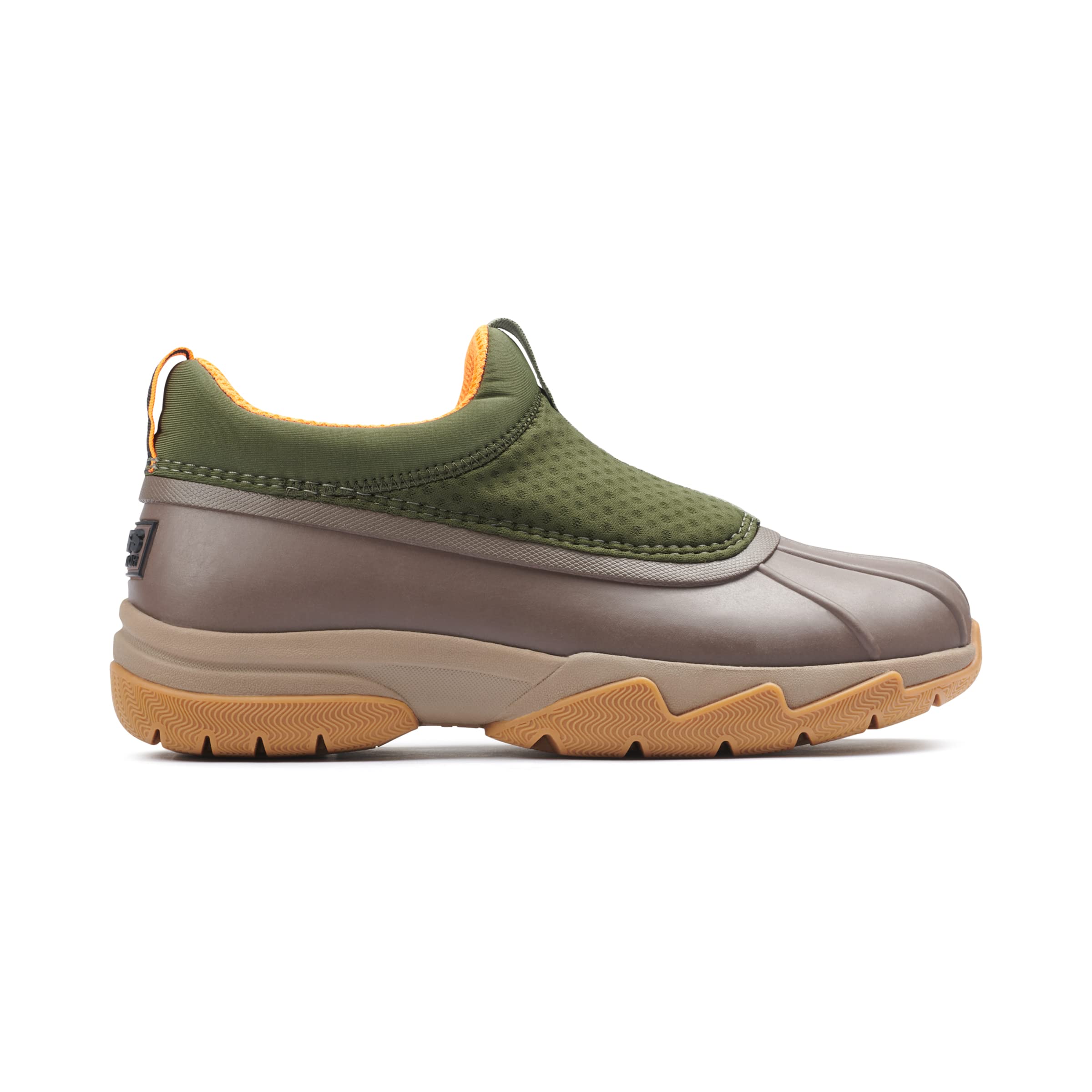 BASS OUTDOOR Men's Field Duck Low SLIPO Rain Shoe, DEEP LCHN GN, 11