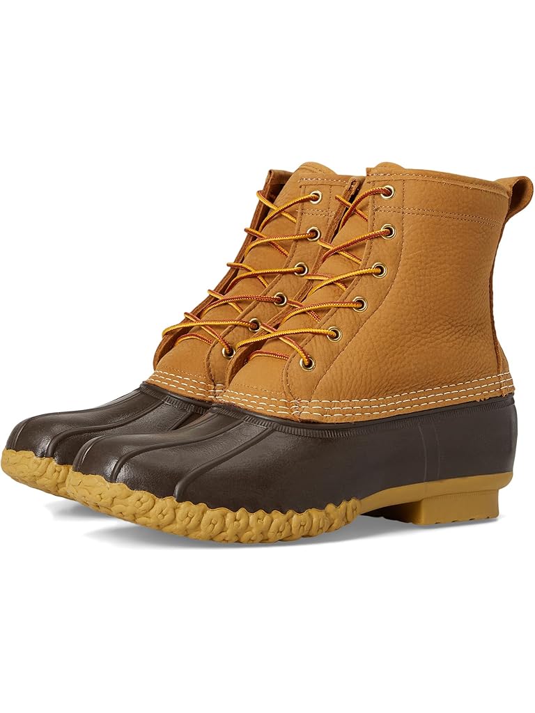 Tan L.L.Bean Bean Boot 8" Fleece Lined Insulated
