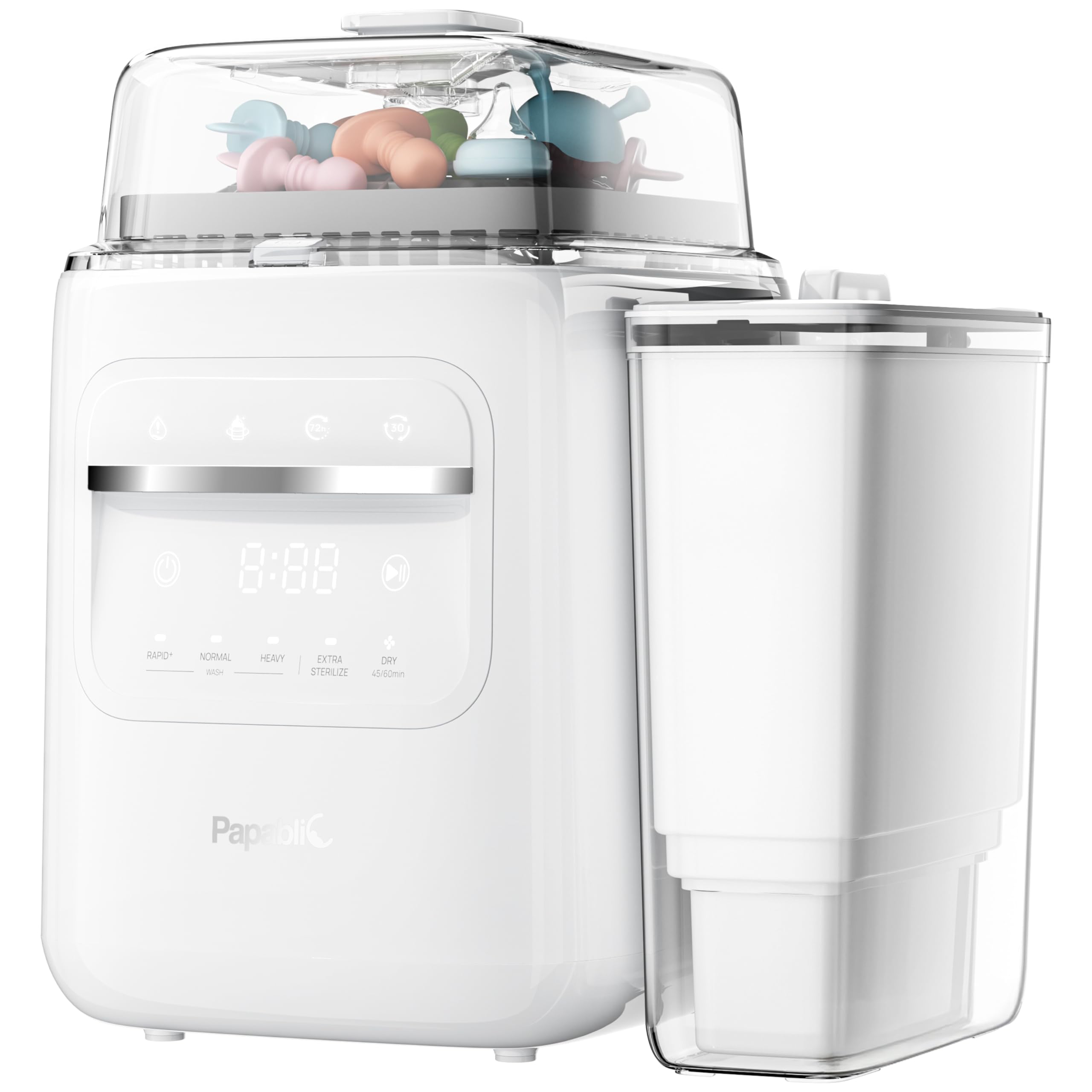 Papablic SafeguardPlus Baby Bottle Washer with Water Purification System