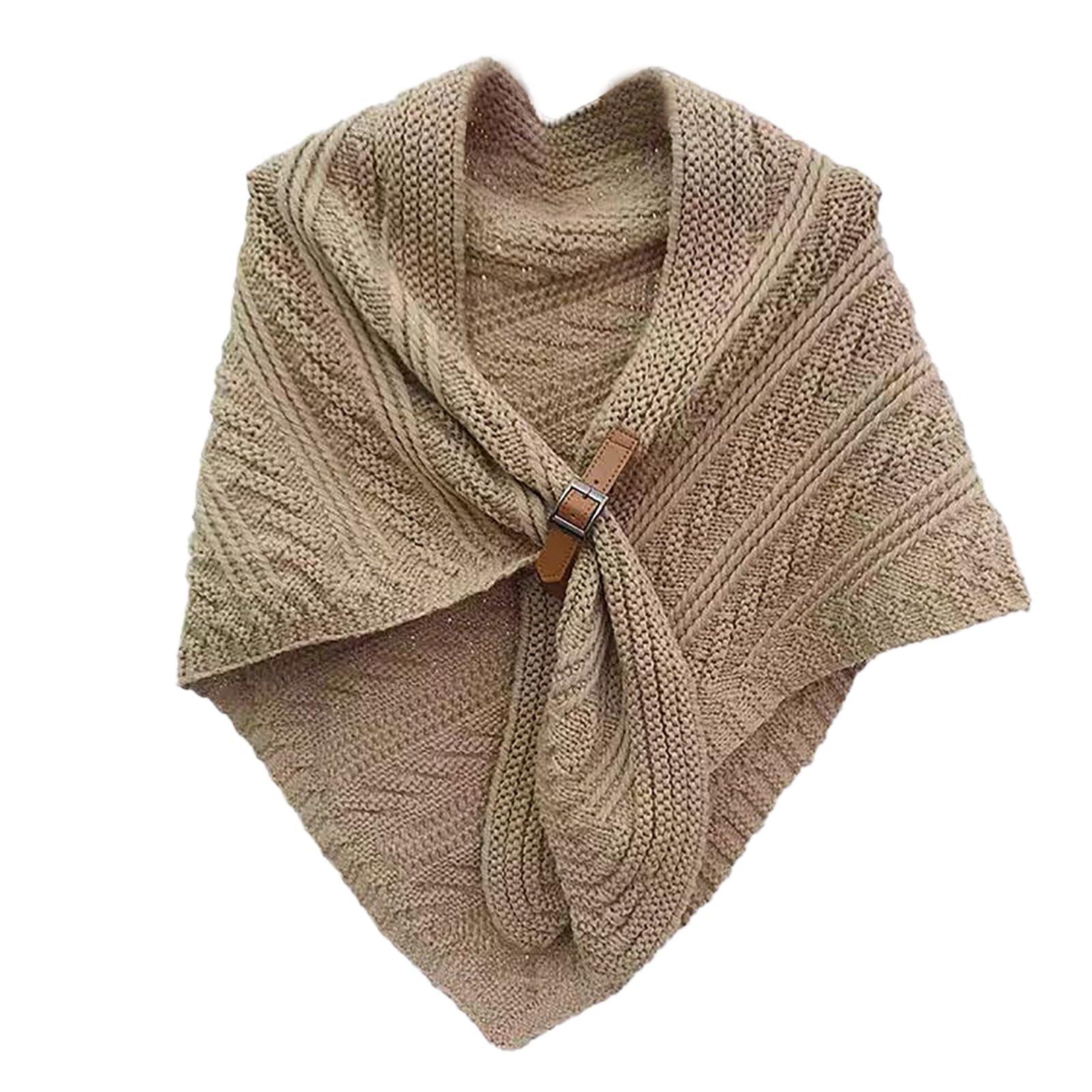 CCAIPU Schal Damen Stola Warm Winter Damenschal Grau, Khaki, Kaffee， für Herren und Damen