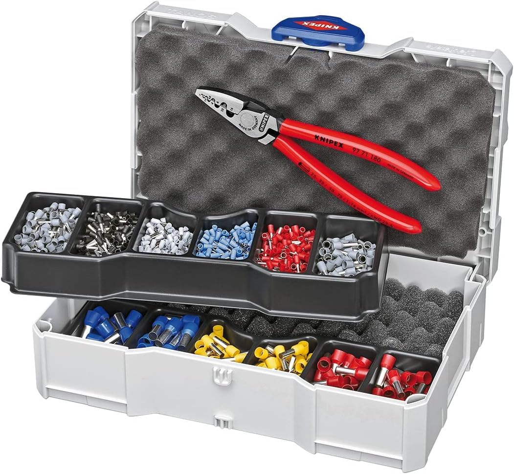 Knipex 97 90 06 Crimp Assortments For End Sleeves (Ferrules)