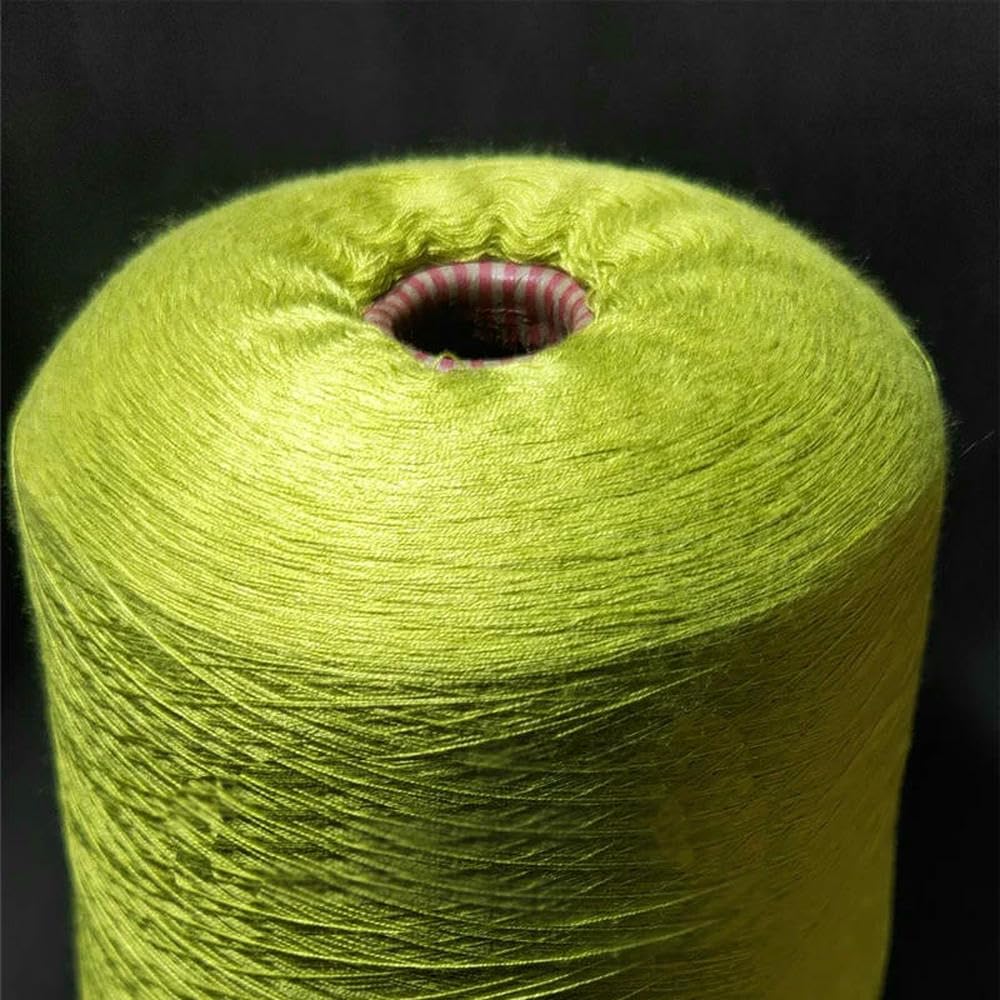 Filato di Cotone Mercerizzato Morbido e Liscio da 500 g, Filato per Bambini Biologico e Sano, per Uncinetto a Mano, Lavorato a Maglia e in Pizzo, Filo di Puro Cotone.