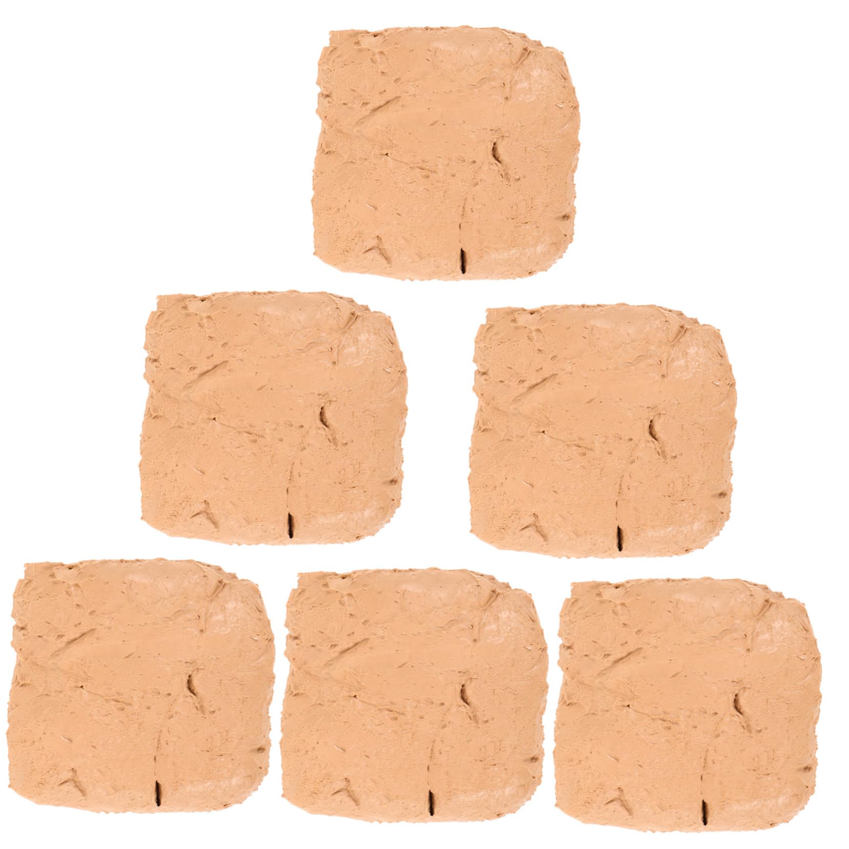 Kit 6 Pezzi Pasta per Modellare in Abs Beige, ad Asciugatura All'aria, Facile da Modellare, per DIY e Progetti Creativi