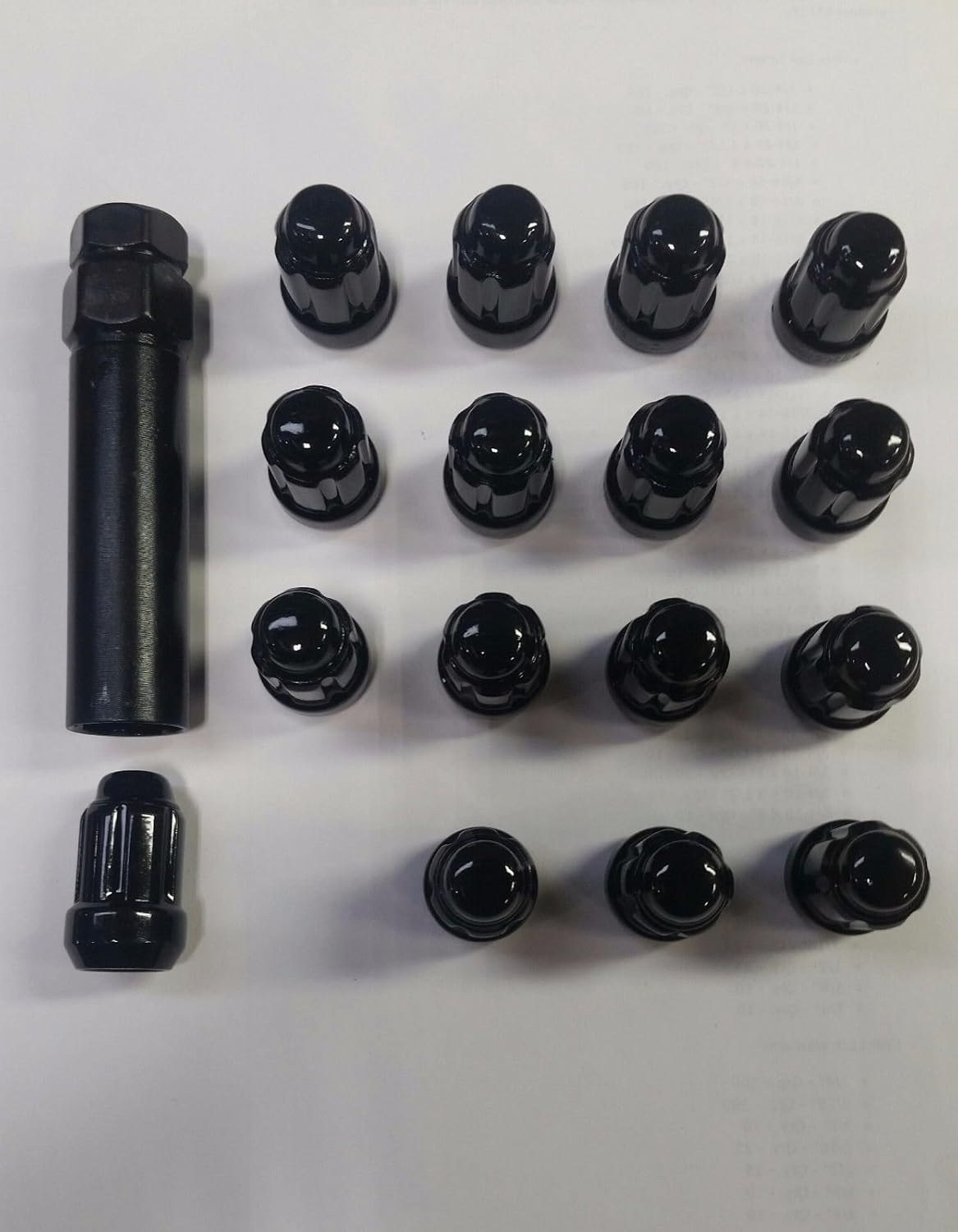 TIREWIZ ATV UTV Black Lug Nuts 12mm x 1.5 w/Socket (Set of