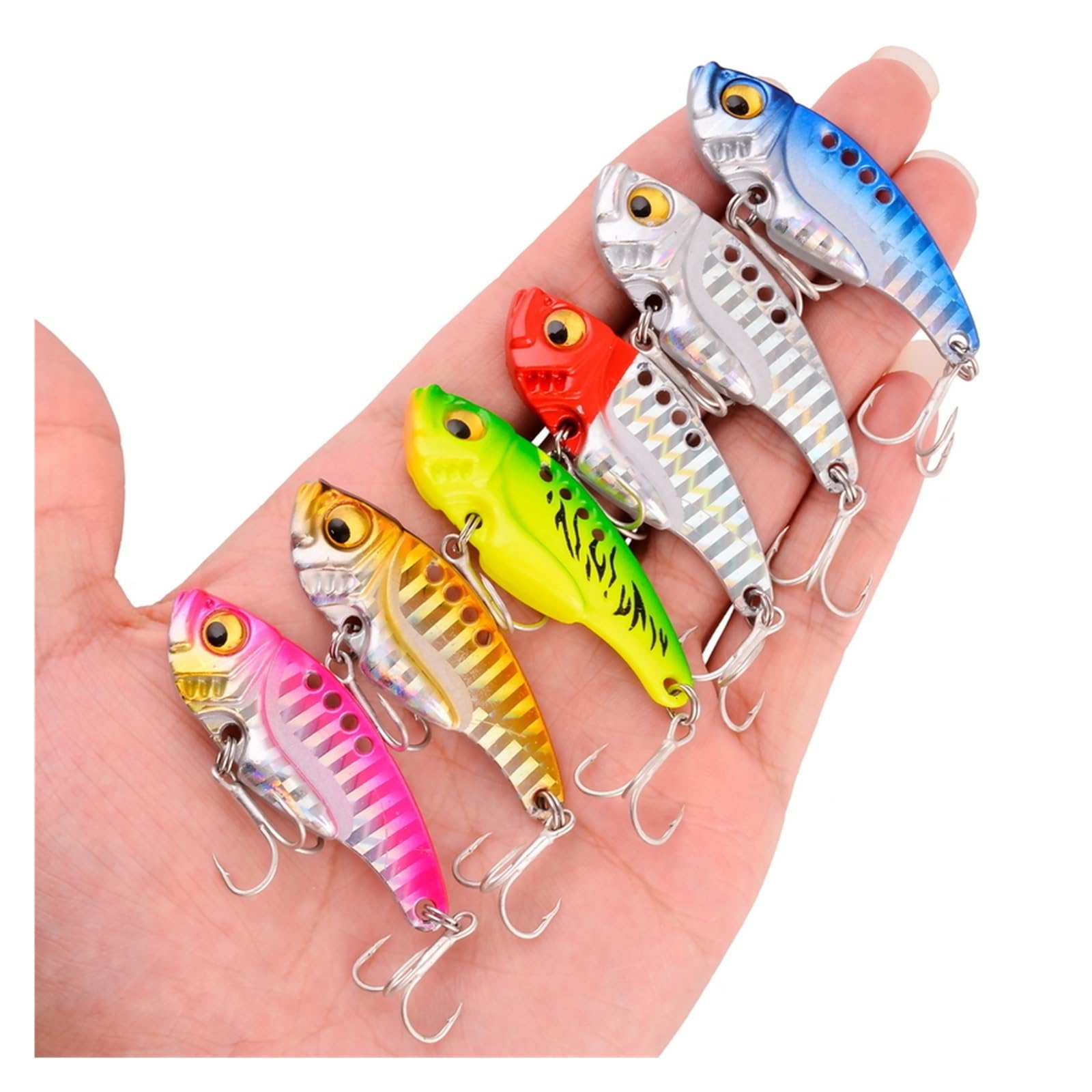 6 couleurs 3D yeux métal Vib lame leurre 5/7.5/13/16/20G naufrage Vibration appâts Vibe artificielle for bar brochet pêche sauvage pêche carassin carpe herbe carpe poisson de mer ( Couleur : Red silve 6 couleurs 3D yeux métal Vib lame leurre 5/7.5/13/16/20G naufrage Vibration appâts Vibe artificielle for bar brochet pêche sauvage pêche carassin carpe herbe carpe poisson de mer ( Couleur : Red silve