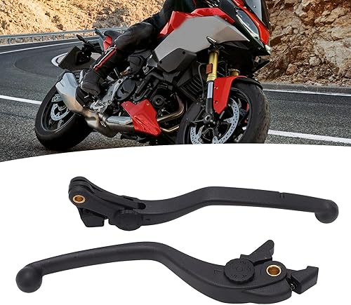 Miniatura 2 de Leapiture Juego de palanca de mano de embrague de freno de perca, 1 par de palancas de embrague de freno de motocicleta, mango izquierdo y derecho,