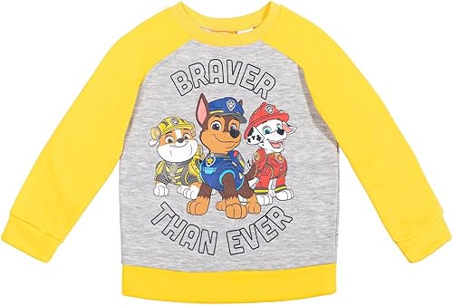Miniatura 3 de Paw Patrol Rocky Zuma Rubble Marshall Chase Fleece Sweatshirt and Pants Set Toddler to Big Kid