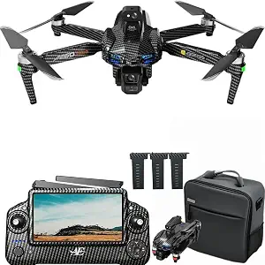 AE60 Ultra Drone with Camera, 3 Batteries, Carbon Fiber