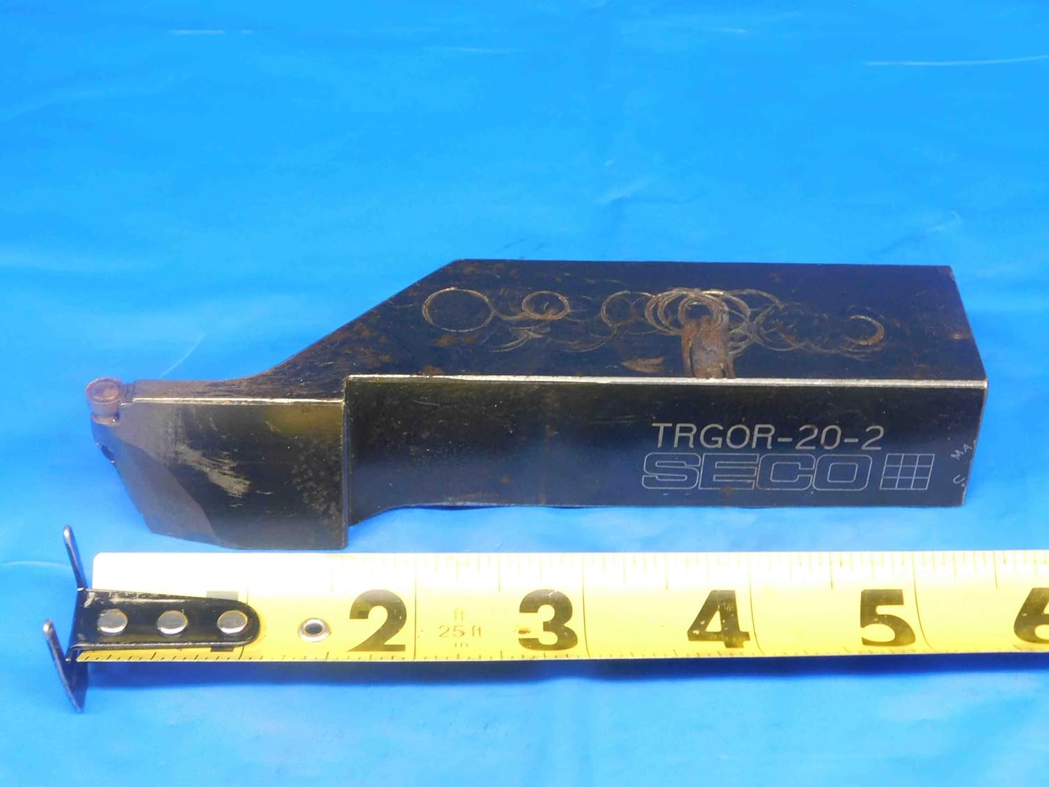 SECO TRGOR-20-2 Turning Tool Holder 1 1/4 X 1" Shank RCGS2-46 Inserts 5 1/2 OAL - BR0483BT2
