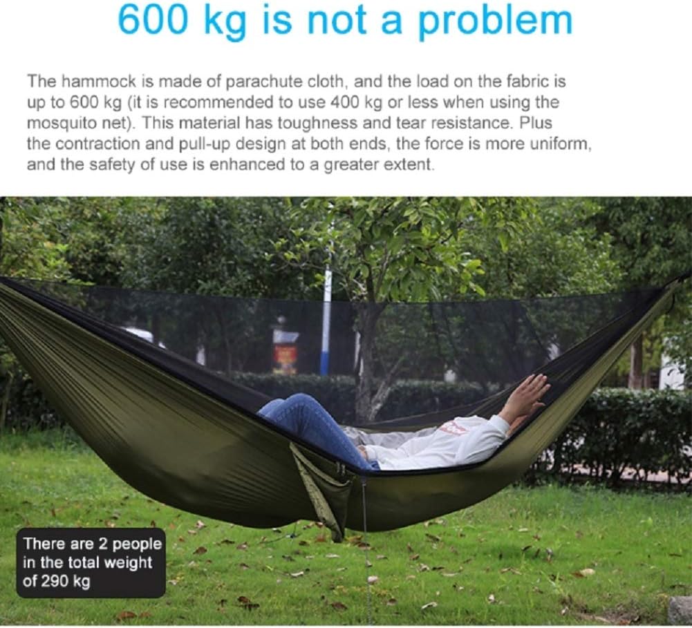 Hammock Portable Outdoor Parachute with Mosquito Nets