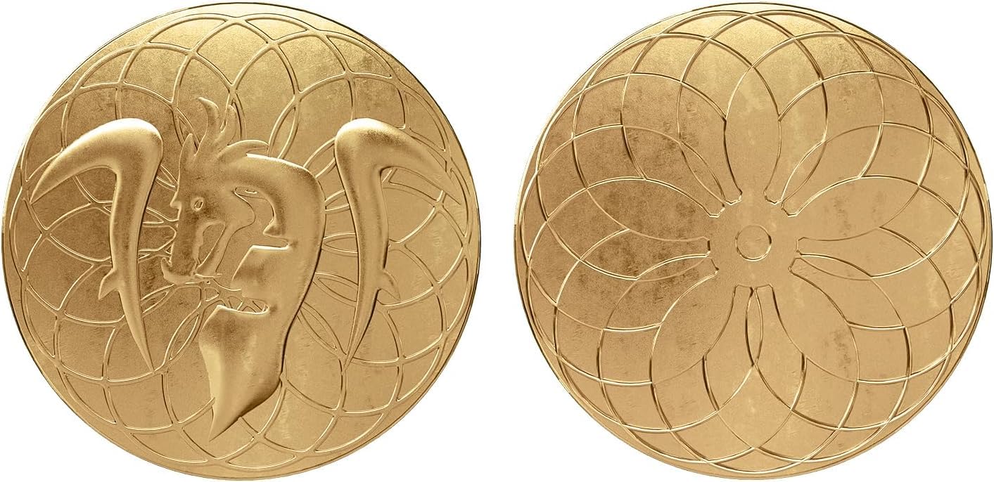 Byhoo 1150 sztuk metalowych monet DND, monety do gry ze złota, srebra i stopu miedzi, nadają się do gier planszowych, odgrywania ról stołowych, dekoracji cosplayu, kolekcjonowania i podarowania