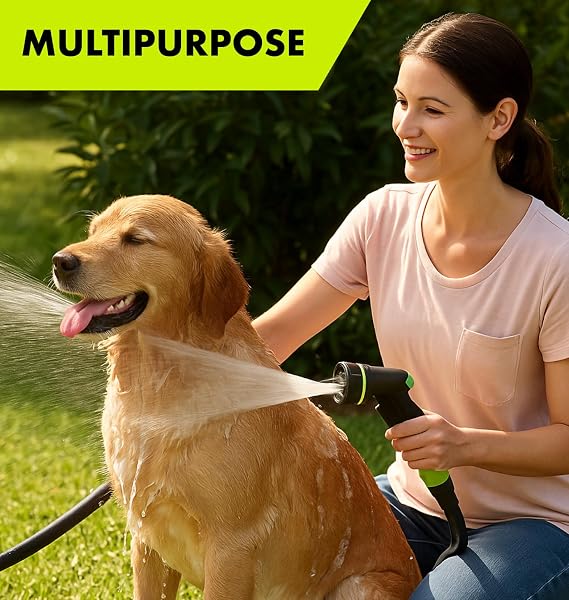 Flexible Garden Hose 50ft – Lightweight, Kink-Free Heavy Duty Water Hose – Abrasion Resistant All-Weather Garden Hose for Yard, Car, Outdoor Use - 4