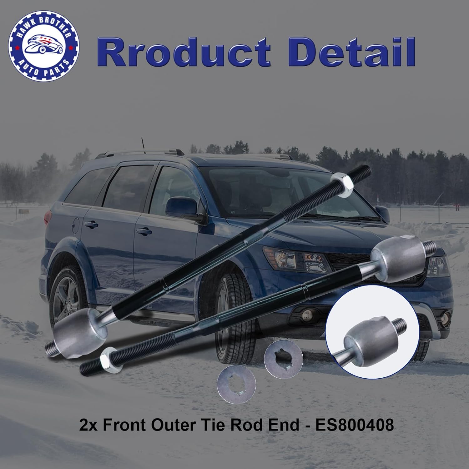 Suspension Kit Front Left Right Lower Control Arms Ball Joints Stabilizer Sway Bar Outer Inner Tie Rod End Link Replacement for Dodge Journey 2009-2020 All Models-10Pcs Set