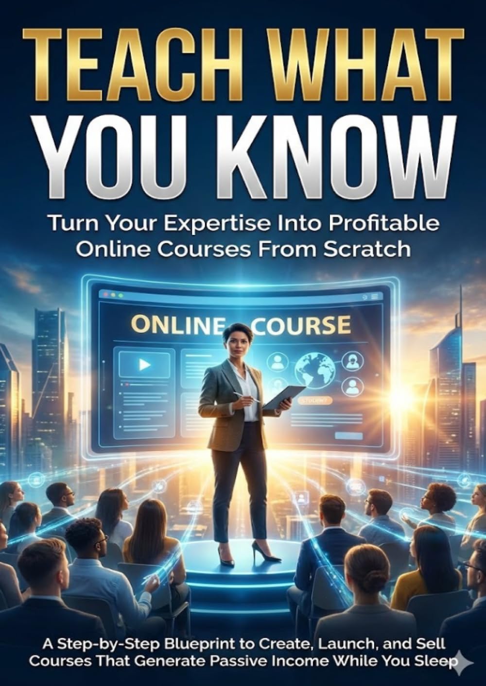 Teach What You Know: Turn Your Expertise Into Profitable Online Courses From Scratch: A Step-by-Step Blueprint to Create, Launch, and Sell Courses That Generate Passive Income While You Sleep