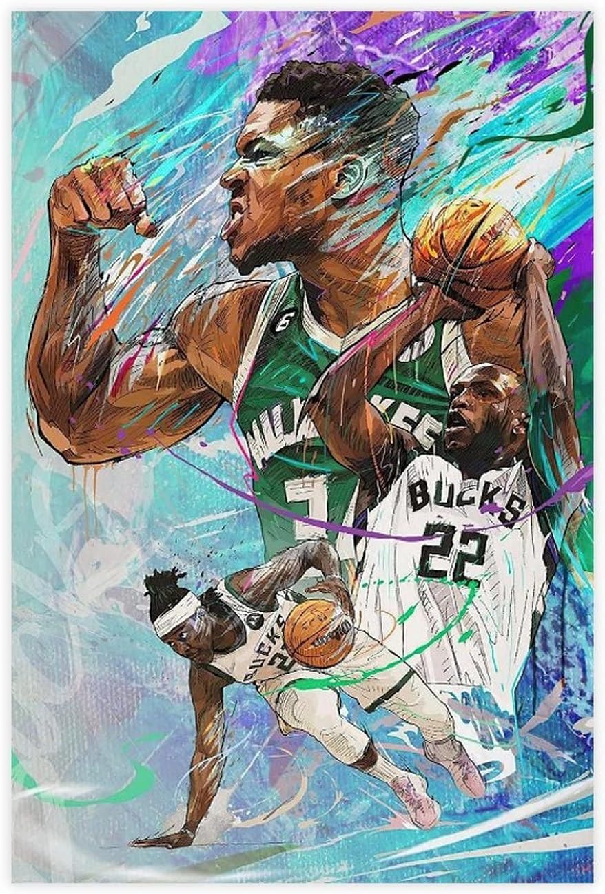 shangyang Giannis Middleton Holiday Canvas Poster Bedroom Decor Sports gift Unframe:12x18inch(30x45cm)