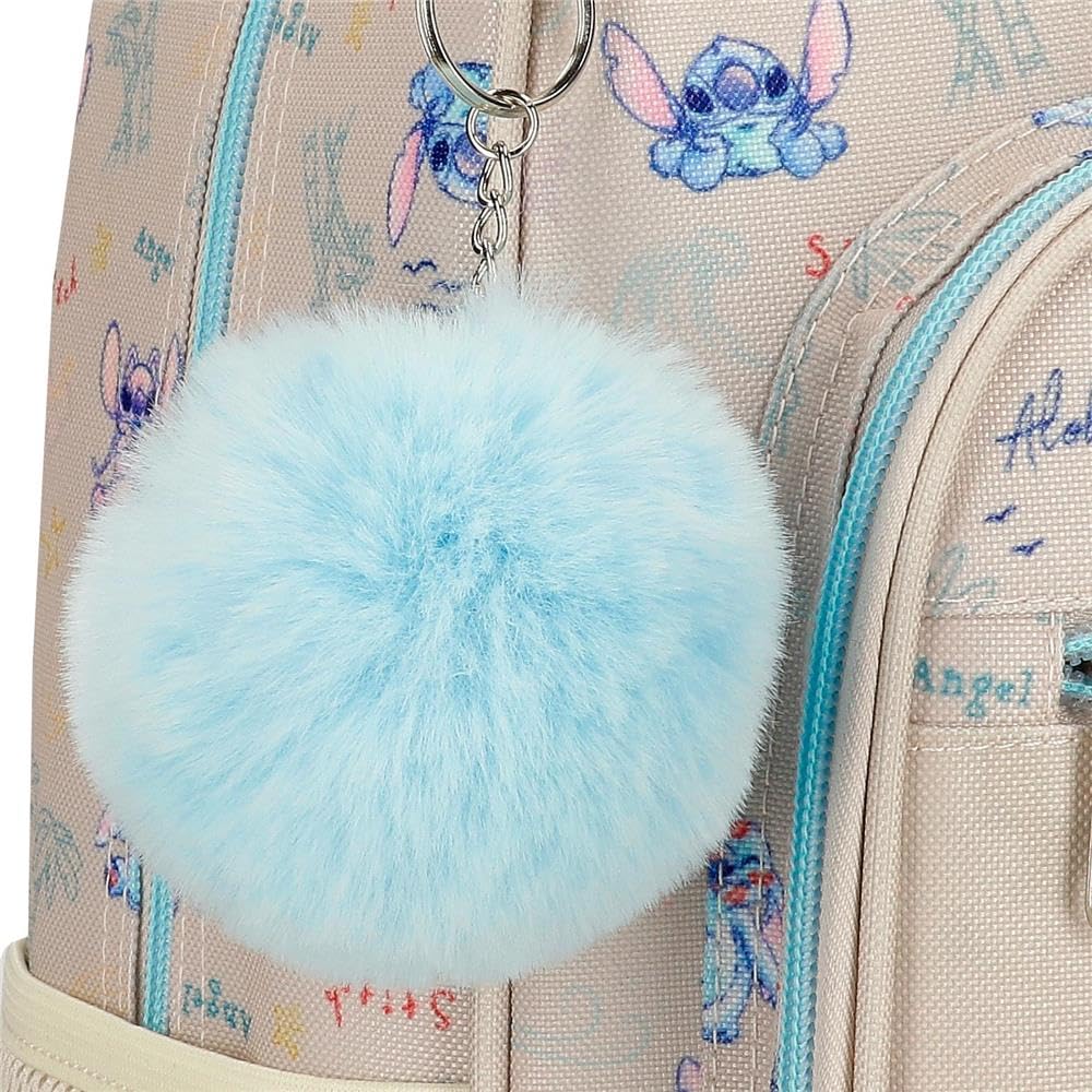 Joumma Disney Stitch Cuddle me happy Mochila, fabricada en poliéster, Tirantes anchos y ajustables que se adaptan perfectamente a la espalda. De Joumma Bags