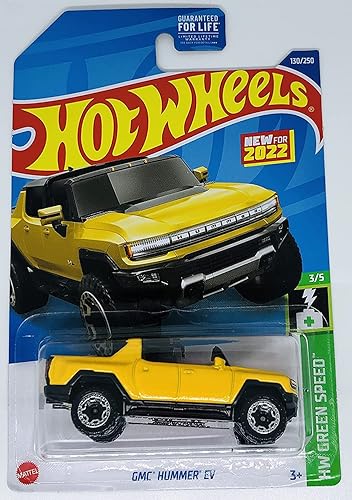 Hot Wheels GMC Hummer EV - HW Green Speed 3/5 [amarillo] 130/250 2022 - GMC Hummer EV - HW Green Speed 3/5 [amarillo]