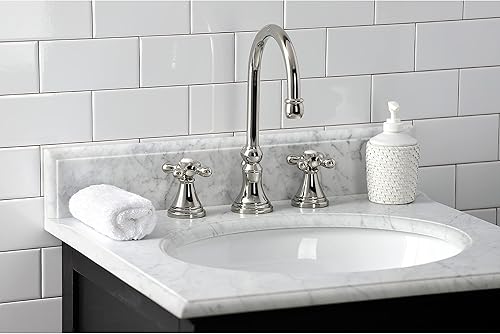 Miniatura 10 de Kingston Brass KS2980AX Governor - Grifo de baño generalizado con ventana emergente de latón, alcance de boquilla de 6-516 pulgadas, negro mate