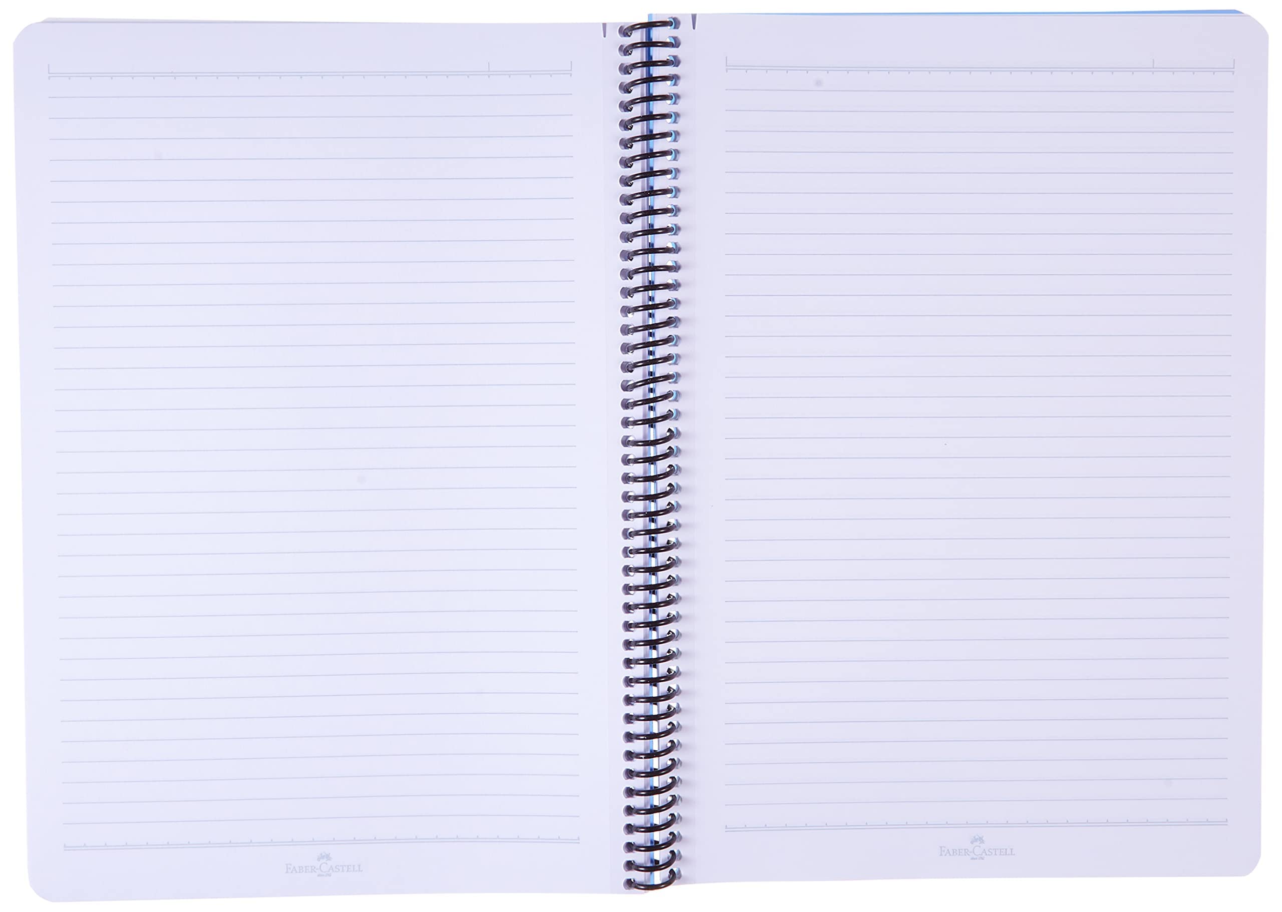 Faber-Castell BiColor Spiralli Defter, A4, 80 Yaprak, 70g Kağıt, Çizgili, Dayanıklı PP Kapak, Asorti Renkler, Kullanışlı ve Şık Tasarım 3lü paket