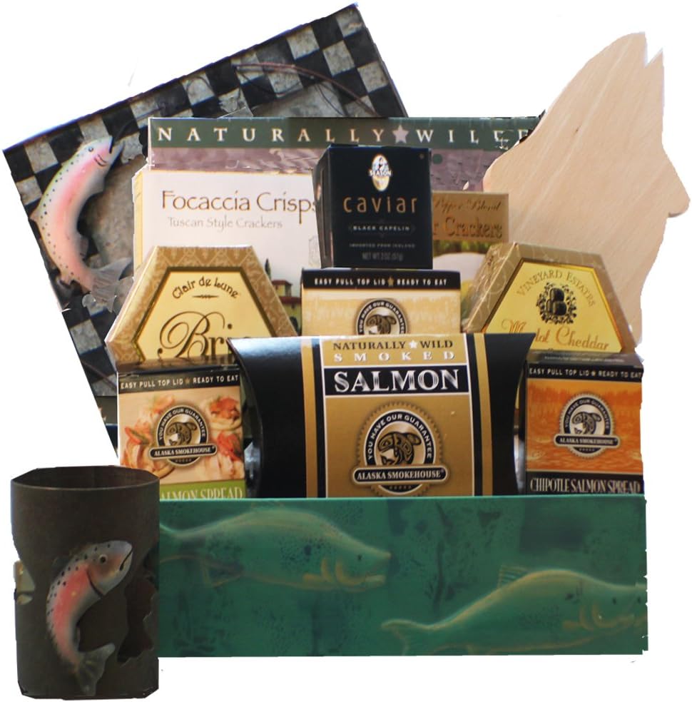 Bounty of the Sea Seafood and Smoked Salmon Gift Basket