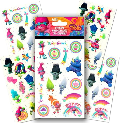 Miniatura 5 de Trolls - Libro de actividades para colorear y calcomanías con libro para colorear, paquetes de actividades de trolls, calcomanías y más