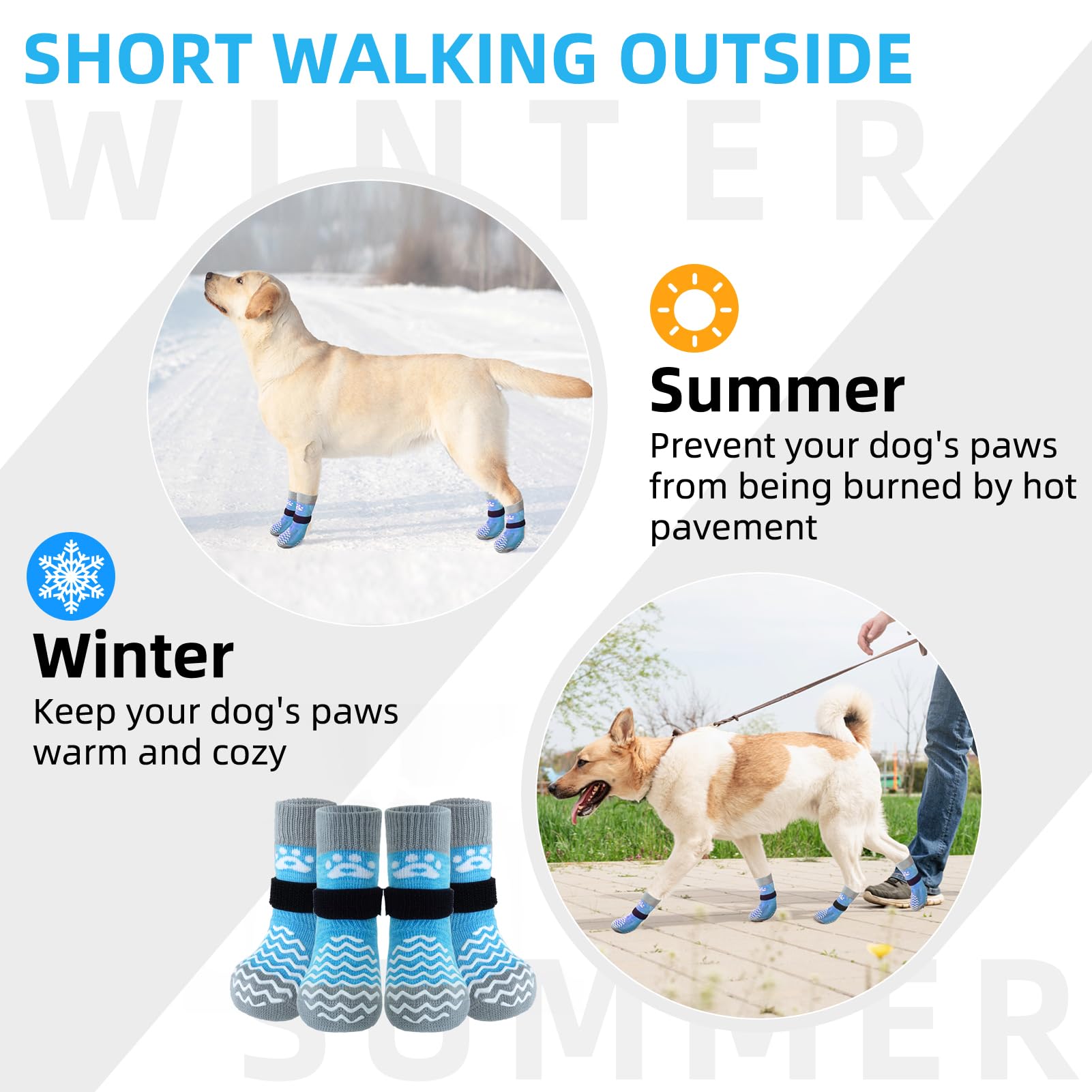 Dog Indoor Boots Crocs For Dogs Anti Slip Dog Socks, Dog Boots For