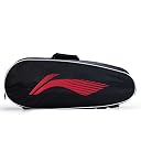 Li-Ning PaceCraft Double Zipper Polyester Badminton Kit Bag (Black) gallery image