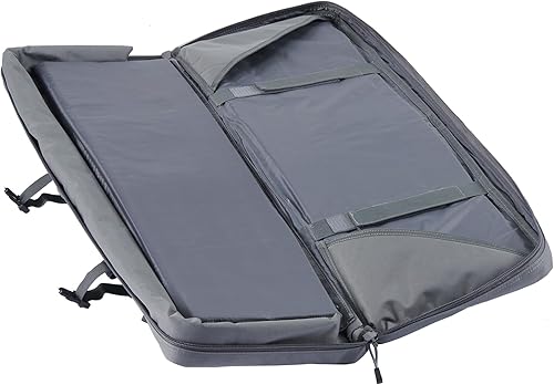 Miniatura 9 de Lancer Tactical 600 Denier poliéster doble carabina suave caso accesorios bolsas MOLLE Webbing secundario arma compartimiento rápido desmontar