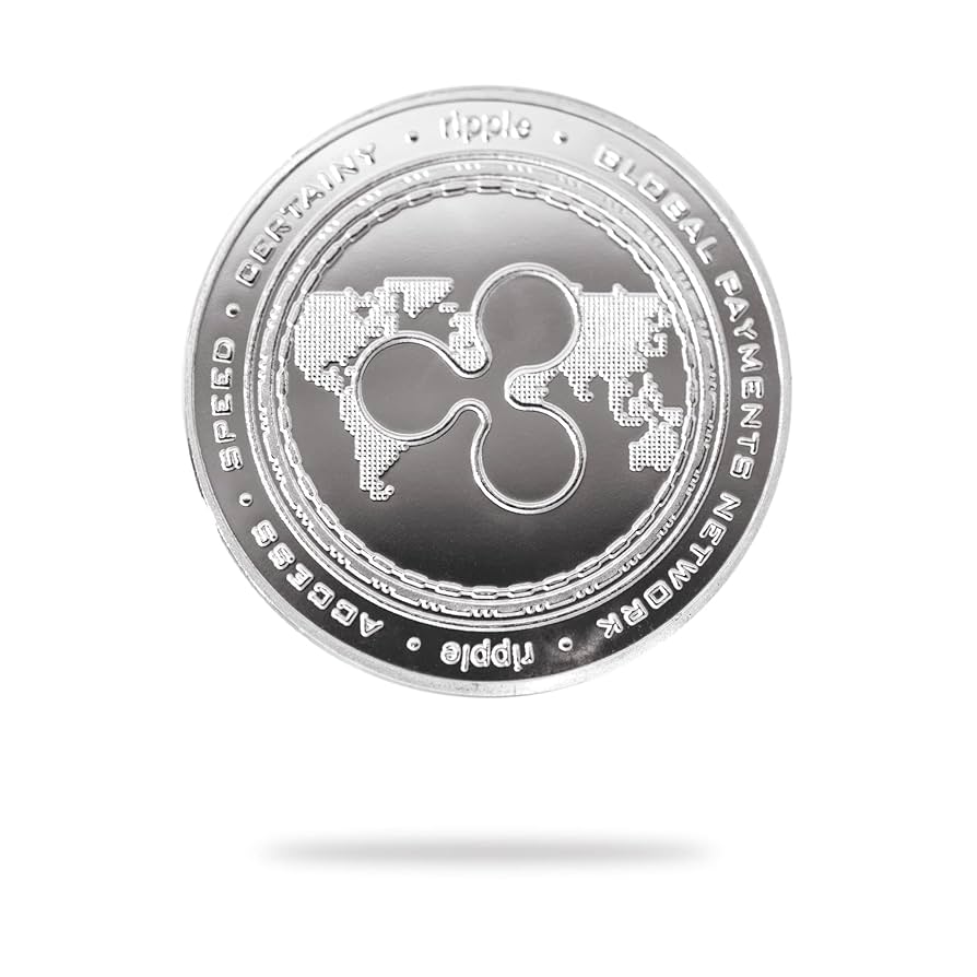 XRP 使い捨てカメラ 箱付き　Ripple Amazon.com: Ripple Coin XRP Cryptocurrency Coin, Collector's