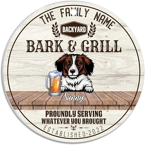 Vista 139 de SILYHEART Presa Canario Christmas Acrylic Ornament Dogs Welcome Ceramic Christmas Keepsake Family Dog Name Funny Christmas Memorial Gifts for Mom