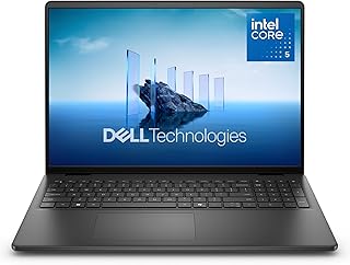 Dell Computador portátil 16 FHD+ Display, Intel Core 5-120U, 16 GB DDR5 RAM, 512 GB SSD, Intel UHD Graphics, Windows 11 Home - 3-Cell Battery, 41WHr (Integrated) EPEAT