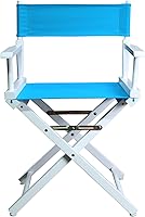 Vista 260 de Silla de Director de 18" Marco Blanco Lona Rosa