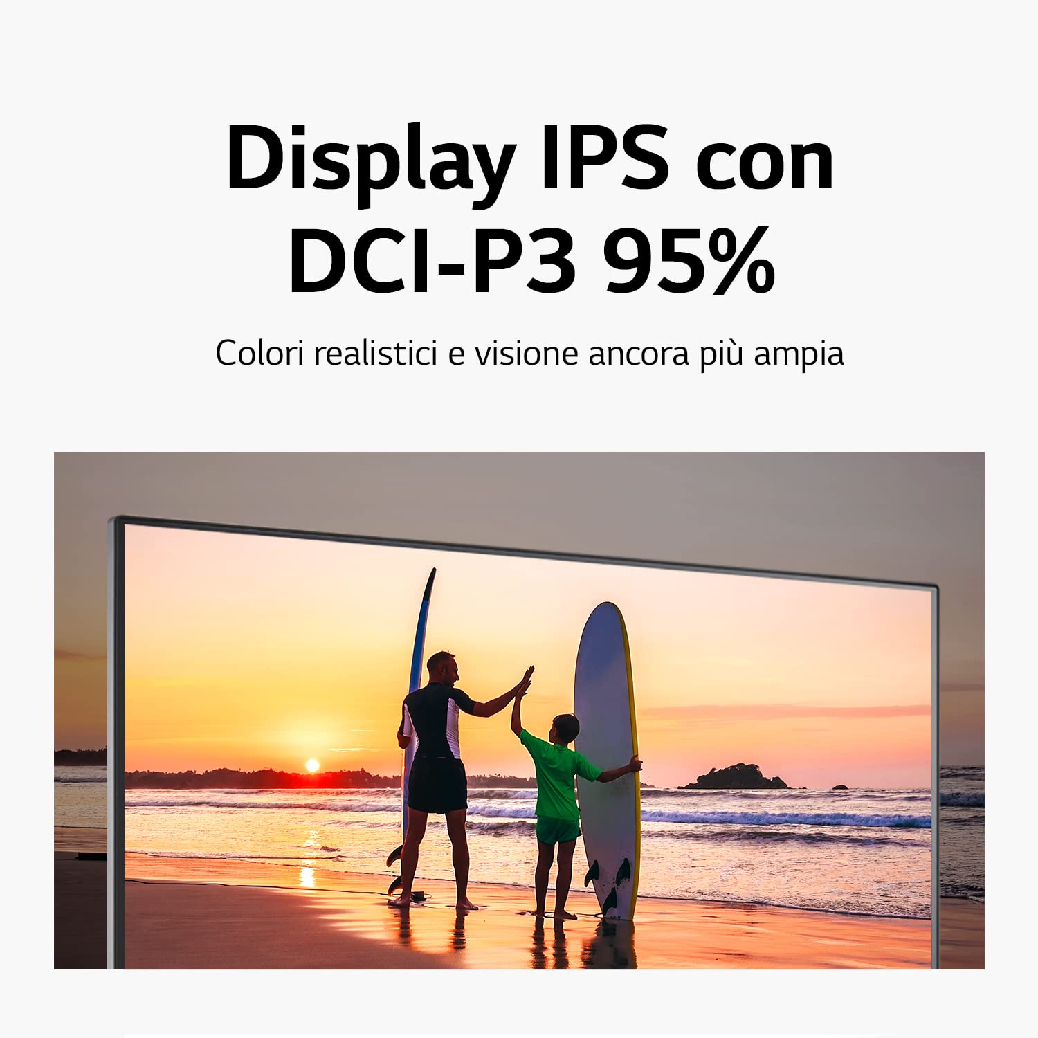 LG 27UP650K Monitor 27" Ultra HD 4K (3840x2160), IPS, HDR 400, DCI-P3 95%, 60Hz, 5ms (GtG), HDMI 2.0, DisplayPort 1.4, AUX, Stand Pivot, Flicker Safe, Bianco