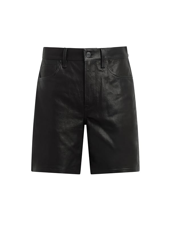 HUDSON Men's Clint Relaxed Short, Black Leather, 30 by HUDSON - Used condition - Image 7