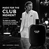 Fragrance One CLUB para hombre 3.4 fl oz, Extrait de Parfum, aroma amaderado fresco con benjuí y jazmín sambac, para vida nocturna, clubes y fiestas 3