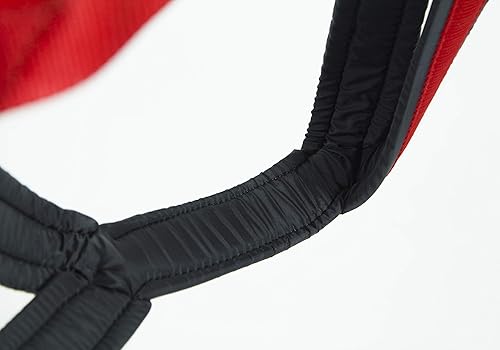 Miniatura 4 de Neewa Arnés X-Back Racing – Grande, rojo | Equipo duradero para esquiar en trineo para perros | Ajuste cómodo ajustable | Cuello 17 pulgadas, pecho
