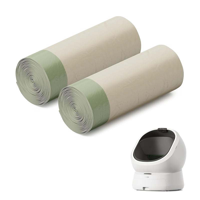 Sacos para Caixa de Areia Automática PETLIBRO Luma com Cordão, Branco, Pacote com 2