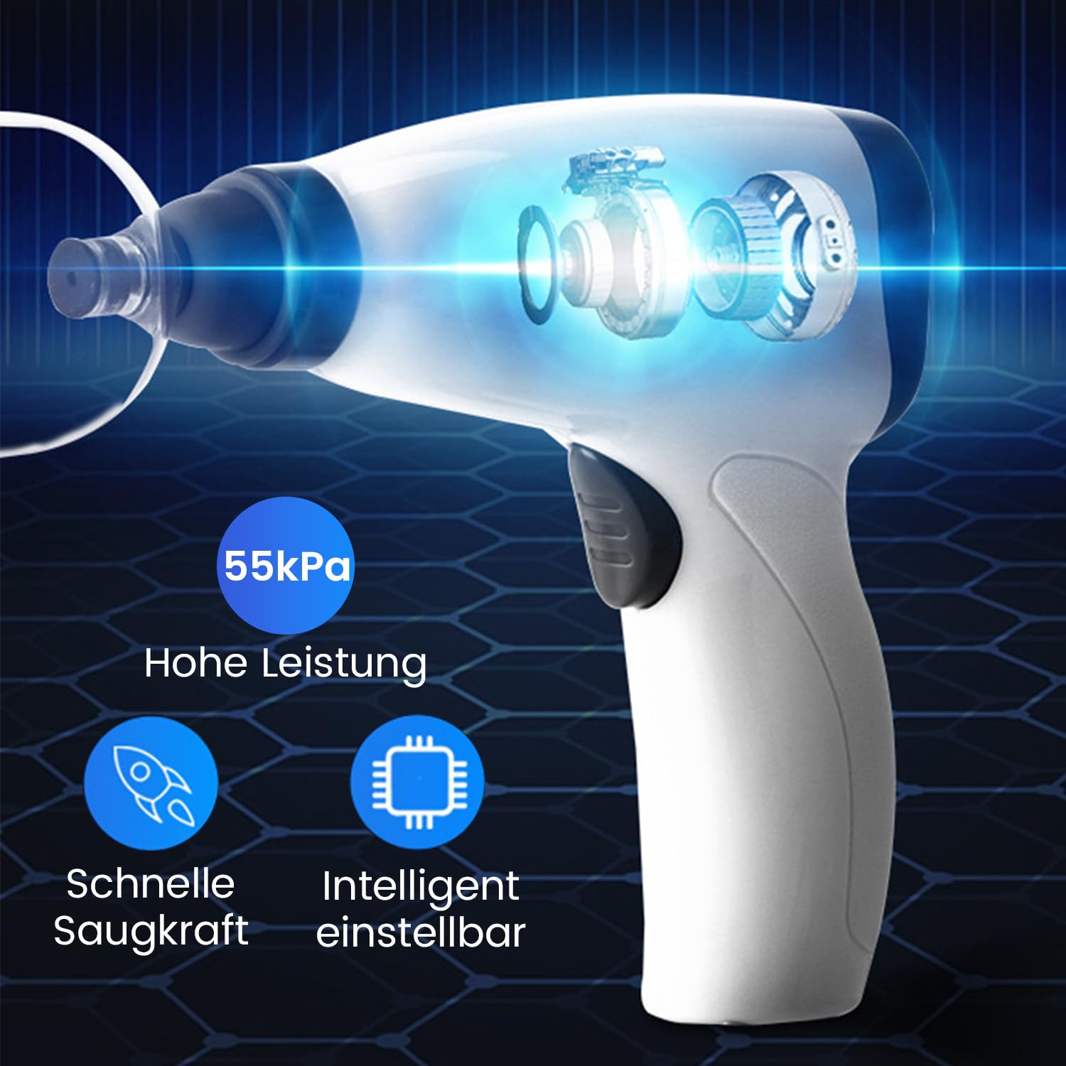12-teiliges elektrisches Schröpf-Set, Cellulite-Schröpftherapie-Massagegerät, wiederaufladbares Vakuum-Schröpfen, einstellbares Saugset, Gua Sha und Schröpfgerät, Schmerzlinderung für den Rücken