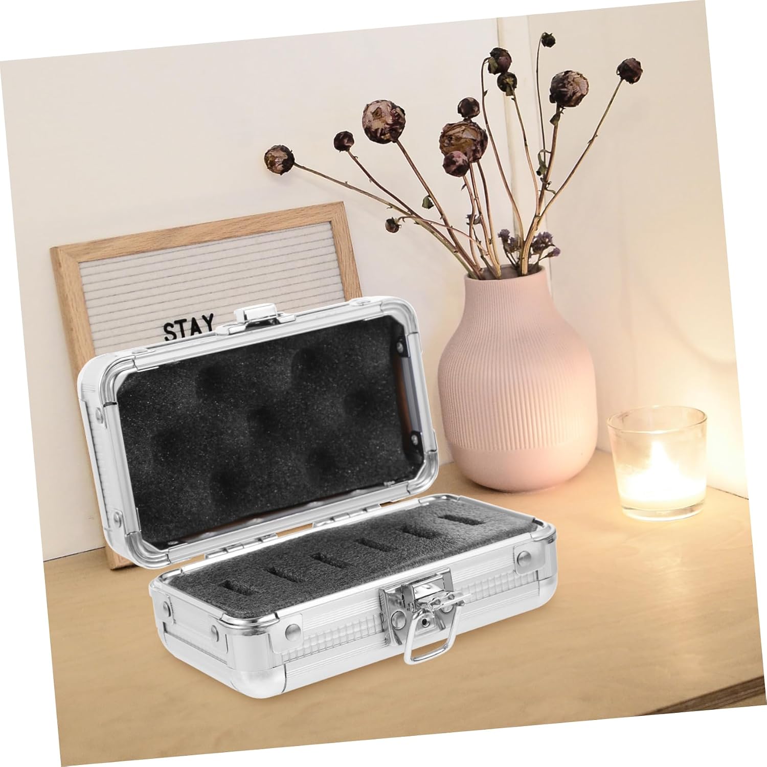 3pcs Box Aluminum Telescope Filter Storage Box for Astrophotography Aluminum Travel Case Eyepieces Filter Holder