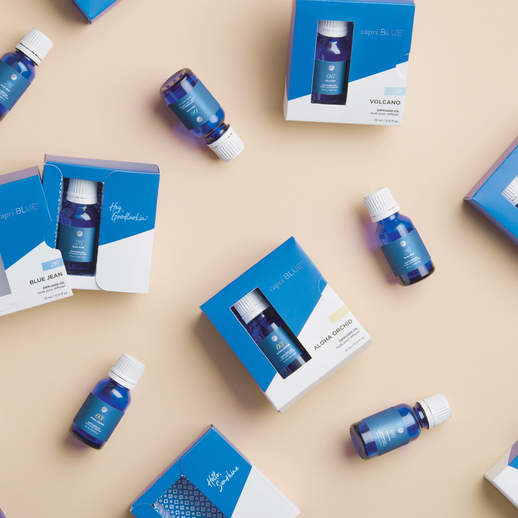 Capri Blue Volcano dyfuzor oleju elektrycznego – do użytku z elektrycznymi dyfuzorami zapachowymi do aromaterapii do domu (14,8 ml)
