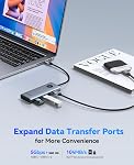 ORICO USB C Docking Station Dual Monitor, 8-in-1 USB C Hub with 2 HDMI 4K@60Hz Ports, 100W PD Charging, USB-A&C 3.0, SD/TF for Laptop MacBook Dell PW11-8PH