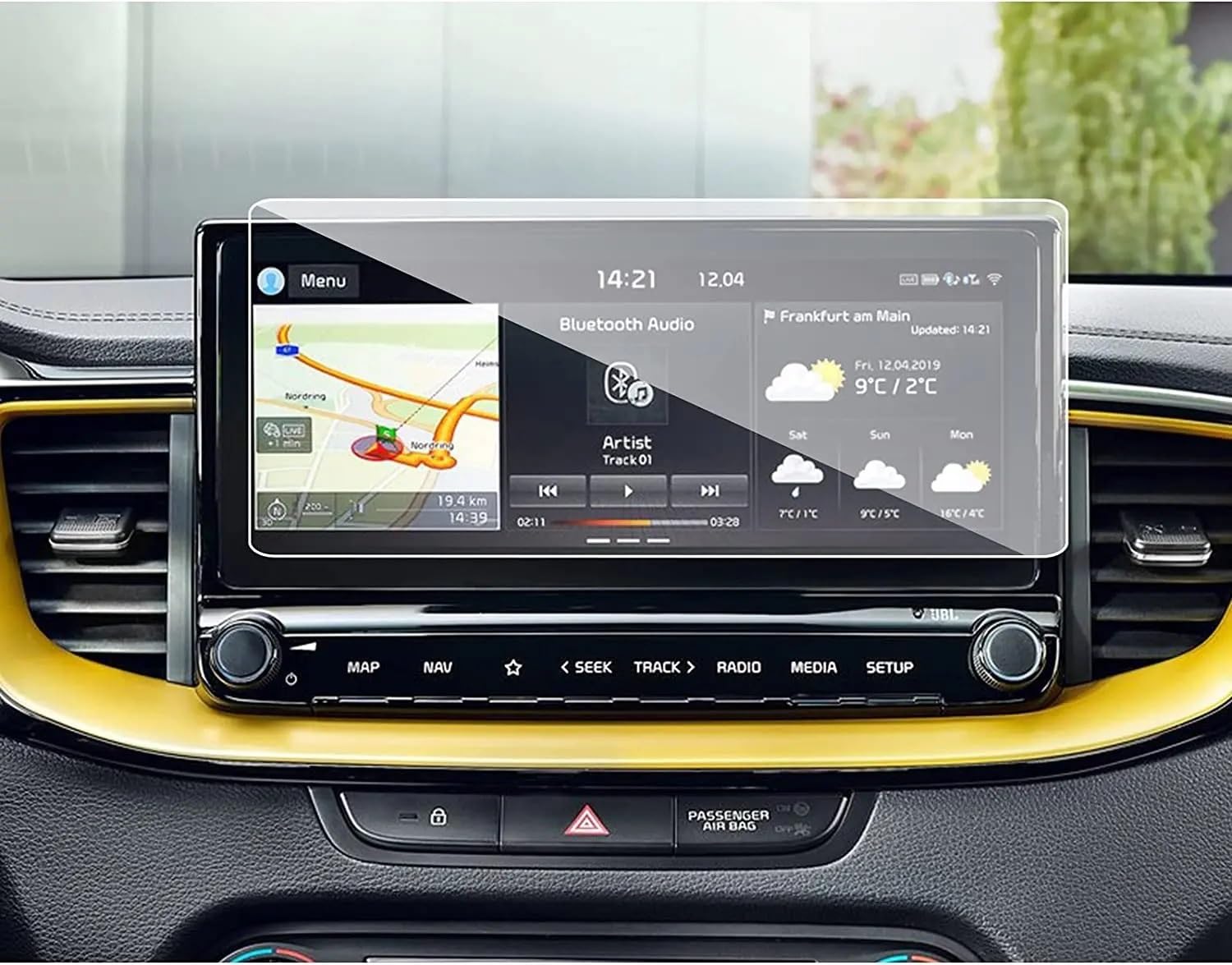 Verre trempe Kia Ceed protection d'ecran navigation pour vos trajets zen