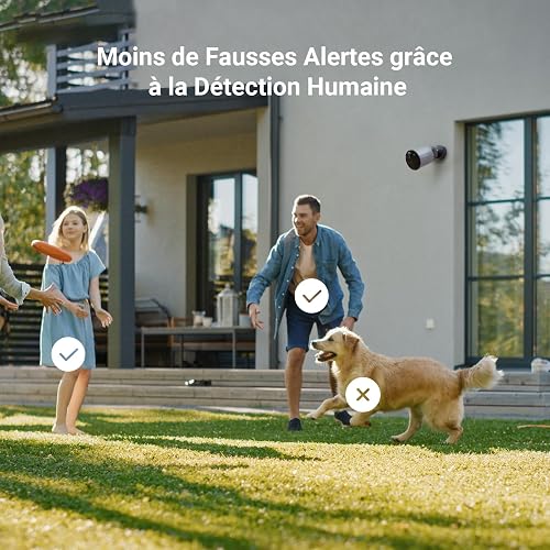 EZVIZ 4MP BC1C avec Panneau Solaire C Caméra Surveillance WiFi Extérieure sans Fil, Autonomie de 270j, Détection de Personne, Vision Nocturne en Couleur, Audio Bidirectionnel, 32Go eMMC Mémoire, IP66 - 5