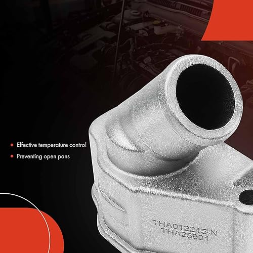 Miniatura 5 de A-Premium Conjunto de carcasa de termostato con sello compatible con Chevrolet Optra 2004-2007 Suzuki Forenza Reno Daewoo Leganza Nubira Isuzu Amigo