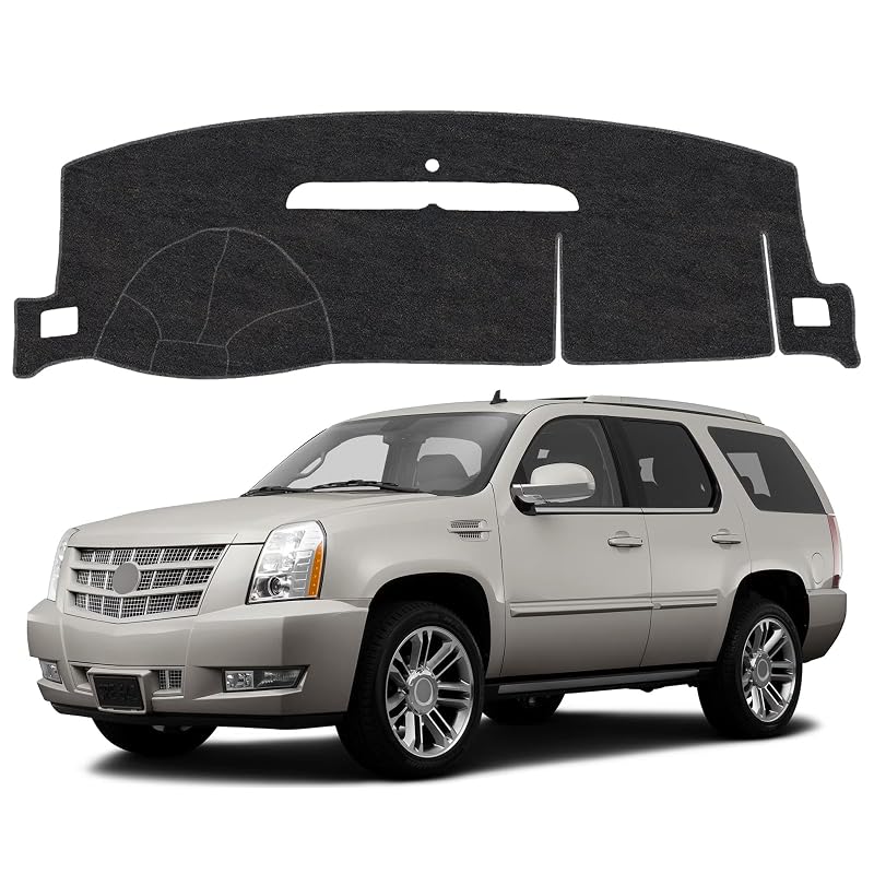 Capa para Painel Cadillac Escalade 2007 a 2014 em Silicone e Poliéster VTVWNM