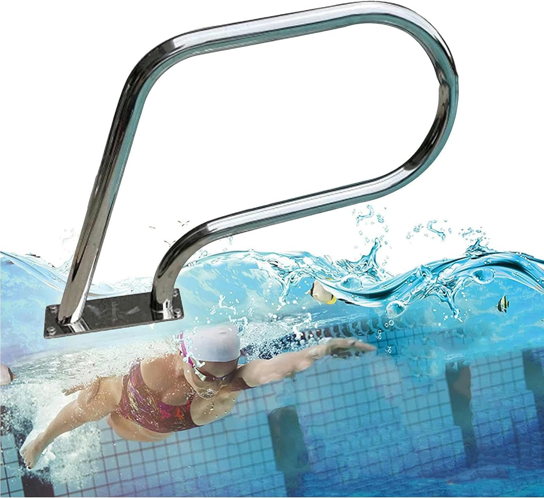 Main courante de spa et piscine en inox pour des baignades sereines en famille