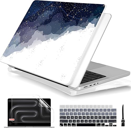 Miniatura 24 de Batianda Funda para MacBook Pro M4 de 16 pulgadas 2024 2023 2021 modelo A3403 A2991 con chip M3 M2 Pro/M1 Max, carcasa rígida de plástico