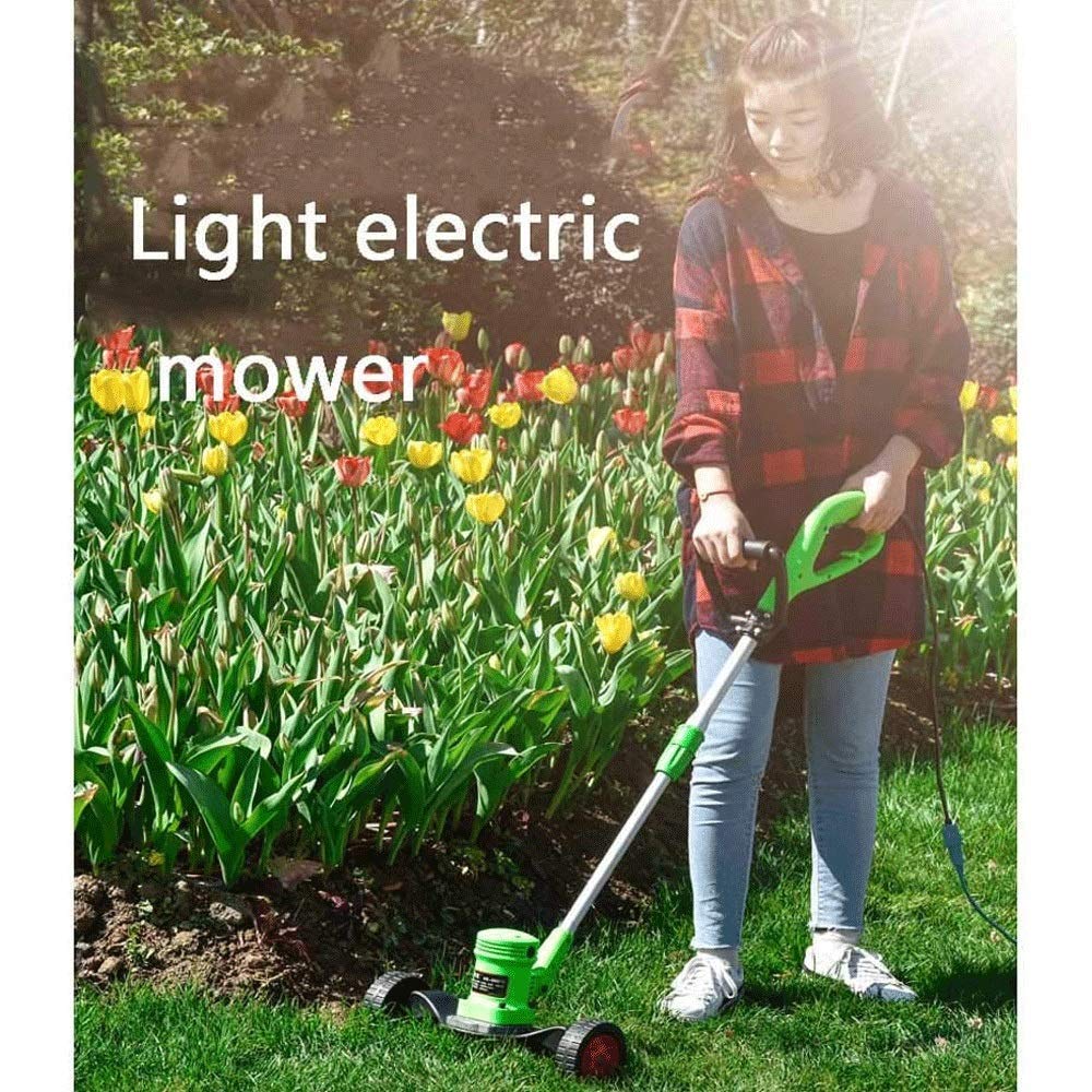 TEmkin Tosaerba Rotanti Tosaerba Elettrico, Tosaerba a Spinta Manuale 680W Tosaerba Elettrico, Villa da Giardino Piccola Lama per Uso Domestico