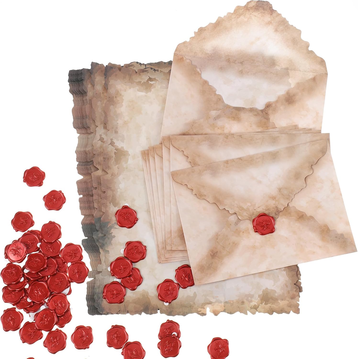 Humyoun El juego de escritura vintage incluye 50 sobres